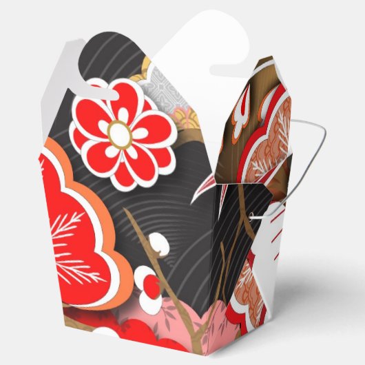 Elegant Japans najaar Kimono Bedankdoosjes (Geopend)