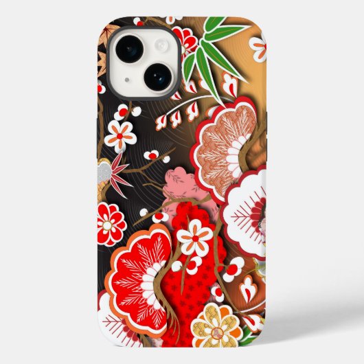 Elegant Japans najaar Kimono Case-Mate iPhone Case (Achterkant)
