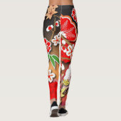 Elegant Japans najaar Kimono Leggings (Achterkant)