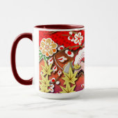 Elegant Japans najaar Kimono Mok (Links)