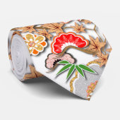 Elegant Japans najaar Kimono Stropdas (Opgerold)