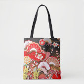 Elegant Japans najaar Kimono Tote Bag (Voorkant)