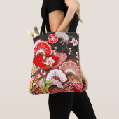 Elegant Japans najaar Kimono Tote Bag (Dichtbij)