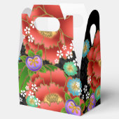 Elegant Japans patroon voor fort Bedankdoosjes (Geopend)