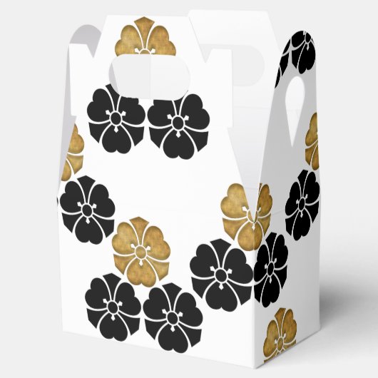 Elegant Japans patroon voor fort Bedankdoosjes (Geopend)