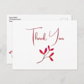 Elegant Japans Rode Maple Tree Seeds Waterverf Briefkaart (Voorkant / Achterkant)