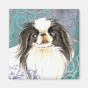 Elegant Japanse Chin Magneet