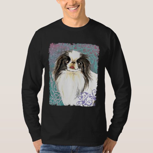 Elegant Japanse Chin T-shirt (Voorkant)
