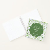 Elegant Jasmine Flower Notitieboek (Binnen)