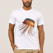 Elegant Jellyfish Marine Life T-shirt ontwerp (Voorkant)