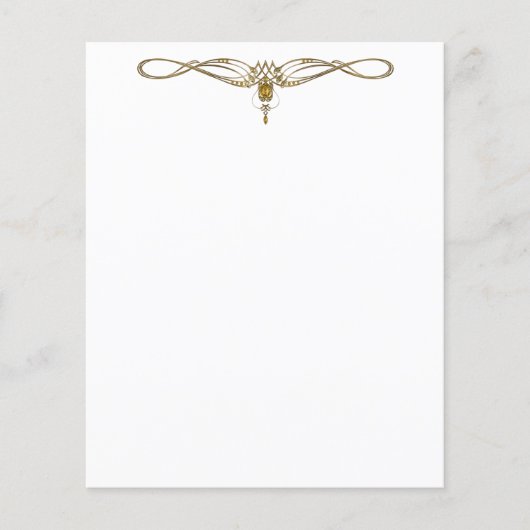 Elegant jewel Letterhead (Voorkant)