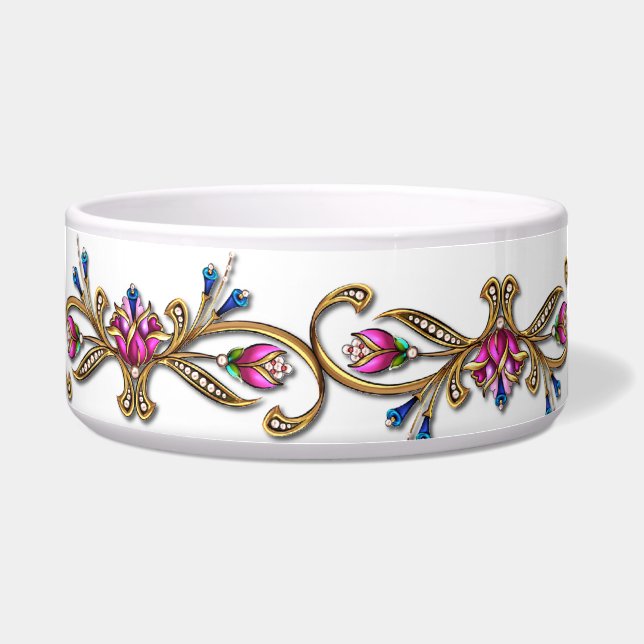Elegant Jewel Pet Bowl Voerbakje (Voorkant)