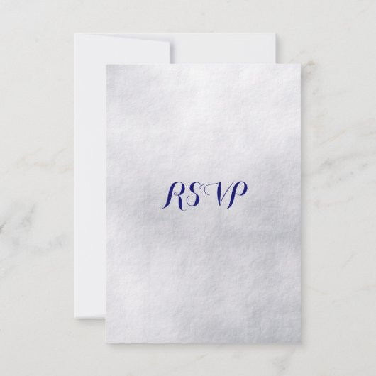 Elegant Jeweled Snowflake Wedding RSVP (Achterkant)