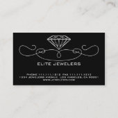 ELEGANT JEWELERS DIAMOND FRONT & BACK VERSION VISITEKAARTJE (Achterkant)