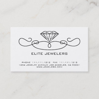 ELEGANT JEWELERS DIAMOND VISITEKAARTJE