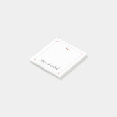 Elegant Joined by Love Huwelijksgunst Post-it Noti Post-it® Notes (Schuin)