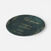 Elegant Joint Double Birthday Twin Poster Papieren Bordje (Gekanteld)