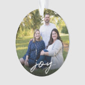 Elegant Joy 2-zaadfotoKerstmis met een speciale se Ornament (voorkant)