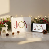 Elegant Joy aan de Wereldkerstfeestdag Foto Feestdagen Kaart