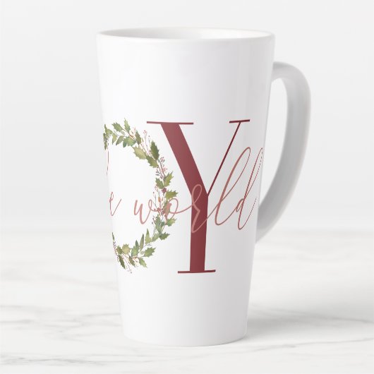 Elegant Joy aan de Werkende Eerste Wereldoorlog Latte Mok (Rechterhoek)