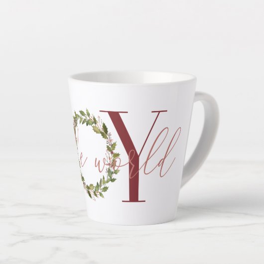 Elegant Joy aan de Werkende Eerste Wereldoorlog Latte Mok (Rechterhoek)