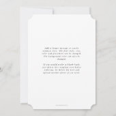 Elegant 'Joy' Black Typografisch script Feestdagenkaart (Achterkant)