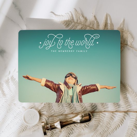 Elegant Joy | Vakantieknopkaart Feestdagenkaart