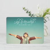 Elegant Joy | Vakantieknopkaart Feestdagenkaart (Staand voorkant)