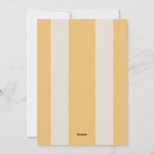 Elegant Joyful Stripe Happy Family Photo Christmas Feestdagenkaart (Achterkant)