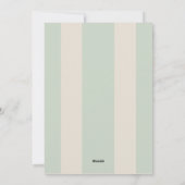 Elegant Joyful Stripe Happy Family Photo Christmas Feestdagenkaart (Achterkant)