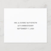 Elegant Jubileum gastboek favoriete geheugen (Achterkant)