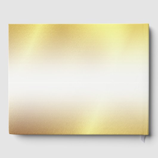 Elegant Jubileum Gold harst JAREN IN BUITENLANDSE  Gastenboek (Achterkant)