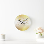 Elegant Jubileum Gold YEARS IN FOREVER Ronde Klok (Huis)