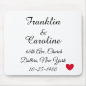 Elegant Jubileum Muismat (Voorkant)