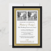 Elegant Jubileum Party - Aangepaste uitnodiging (Achterkant)