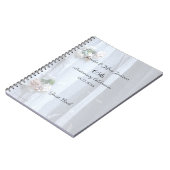Elegant Jubileum Party Guest Book,  kant Notitieboek (Linkerzijde)