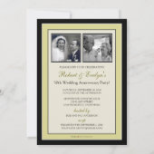 Elegant Jubileum Party Invitation (champagne) Kaart (Achterkant)