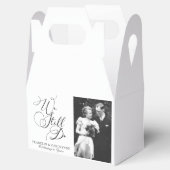 Elegant Jubileum Vow Renewal Foto Bedankdoosjes (Geopend)