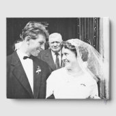 Elegant Jubileum Vow Renewal Foto Gastenboek (Achterkant)