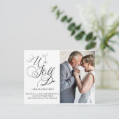 Elegant Jubileum Vow Renewal Uitstel Briefkaart (Staand voorkant)