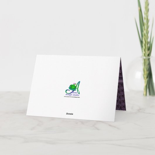 Elegant Jubileum White Roses Cards Kaart (Achterkant)