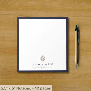 Elegant Juridisch Professioneel Notitieblok