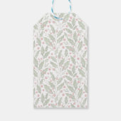 Elegant Just Married Newlywed Christmas Photo Card Cadeaulabel (Achterkant)