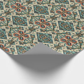 Elegant juweel getinte verlovingsring met ineenges cadeaupapier (Hoek)