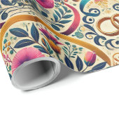 Elegant juweel getinte verlovingsring met ineenges cadeaupapier (Rol Hoek)