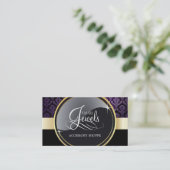 Elegant juwelen-visitekaartje visitekaartje (Staand voorkant)