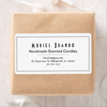 Elegant kaarle Company V3 Return Address Label
