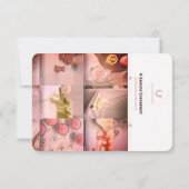 Elegant kaars Visitekaartje | 4saisons.evenement Kaart (Achterkant)