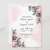 Elegant Kaart Invitation Kaart Design Sjabloon (Voorkant)