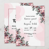 Elegant Kaart Invitation Kaart Design Sjabloon (Voorkant / Achterkant)